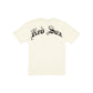 Boston Red Sox Gothic Lettering Chrome White T-Shirt