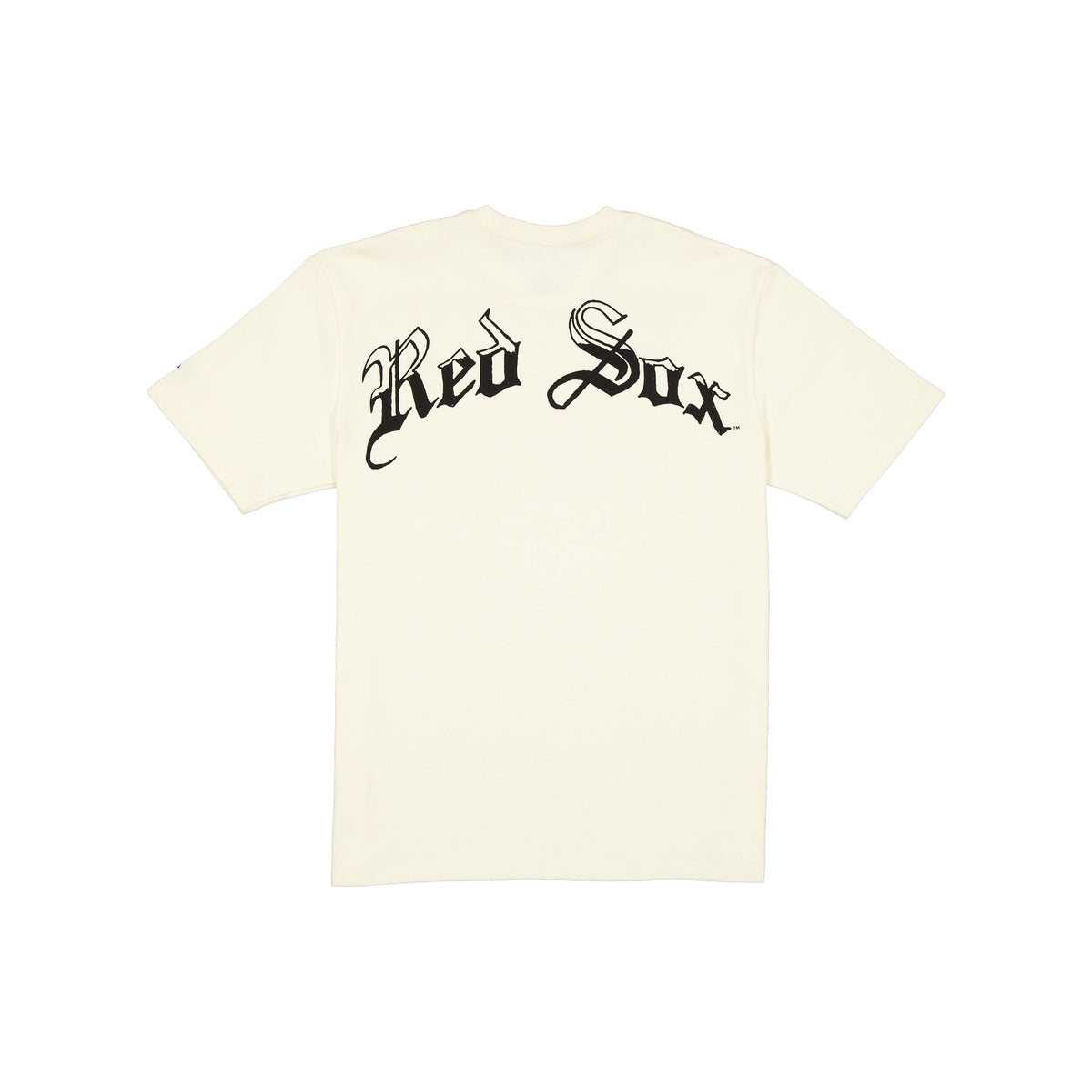 Boston Red Sox Gothic Lettering Chrome White T-Shirt