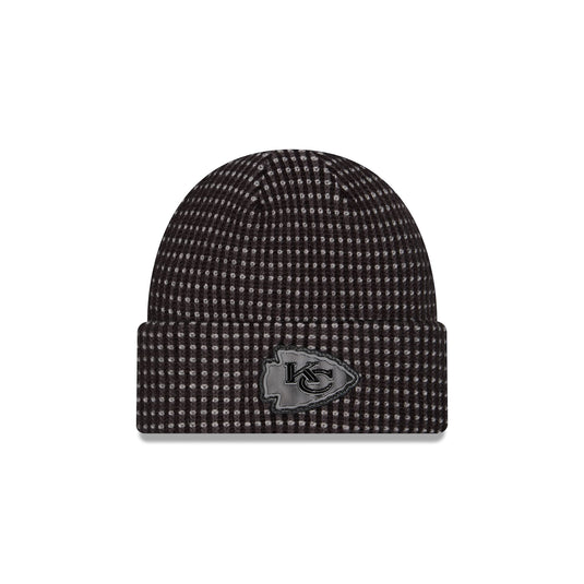 Kansas City Chiefs 2026 Sideline Cold Weather Black Cuff Knit Hat