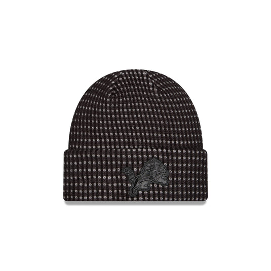Detroit Lions 2026 Sideline Cold Weather Black Cuff Knit Hat
