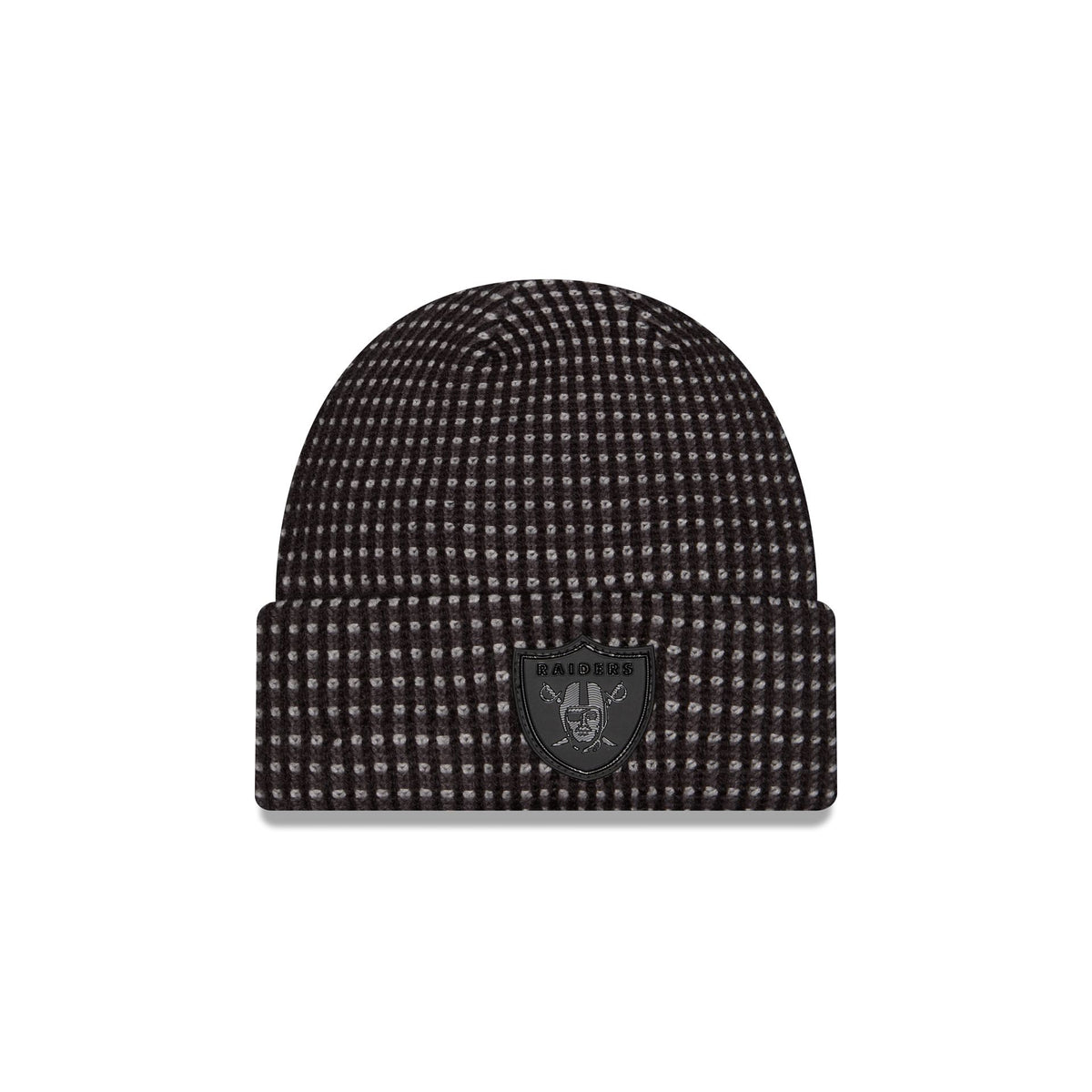 Las Vegas Raiders 2026 Sideline Cold Weather Black Cuff Knit Hat