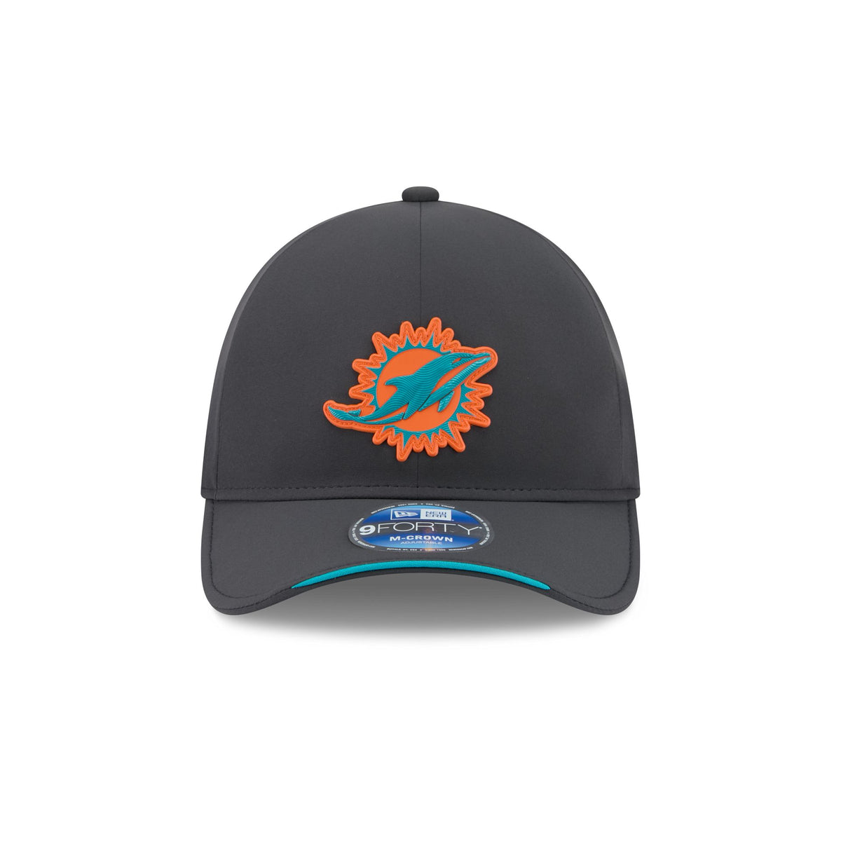 Miami Dolphins 2026 Sideline Cold Weather 9FORTY M-Crown Snapback Hat
