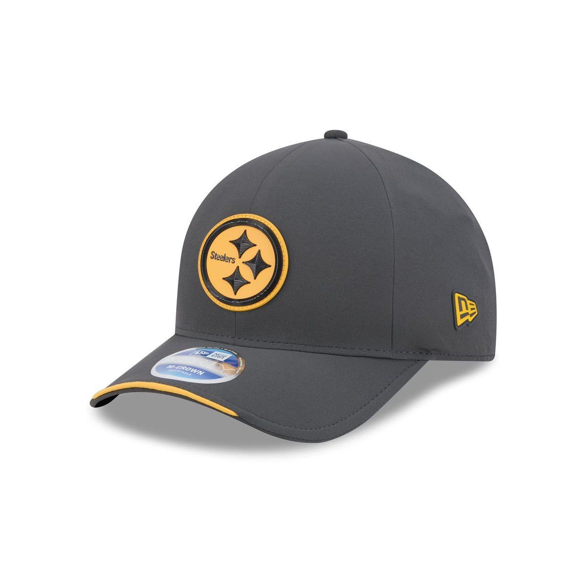 Pittsburgh Steelers 2026 Sideline Cold Weather 9FORTY M-Crown Snapback Hat