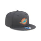 Miami Dolphins 2026 Sideline Cold Weather 9FIFTY Snapback Hat