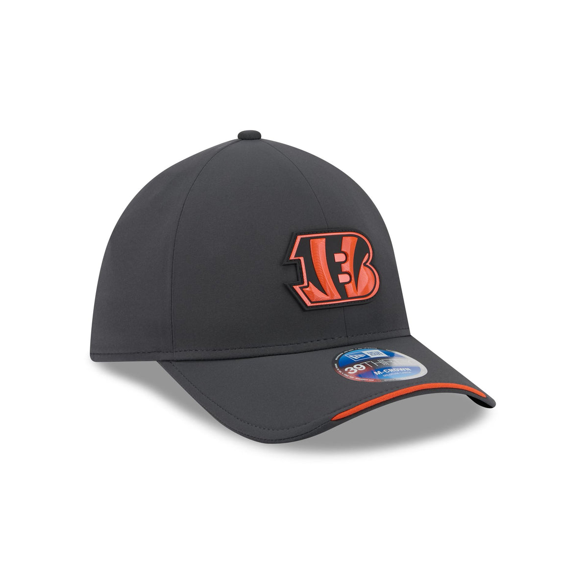 Cincinnati Bengals 2026 Sideline Cold Weather 39THIRTY M-Crown Stretch Fit Hat