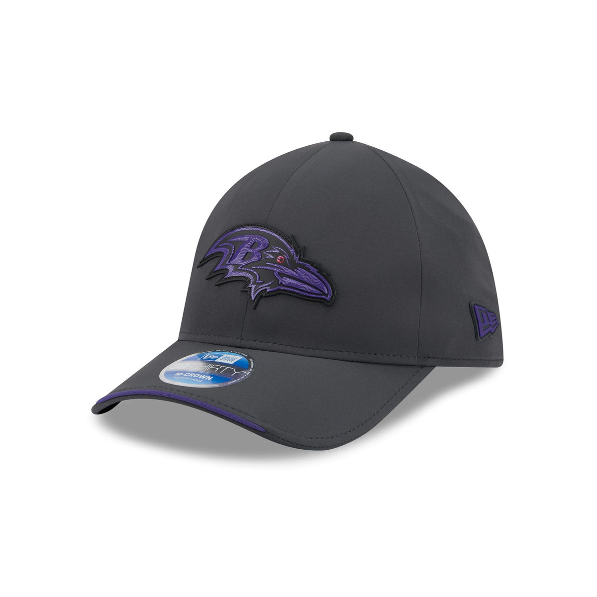 Baltimore Ravens 2026 Sideline Cold Weather 39THIRTY M-Crown Stretch Fit Hat