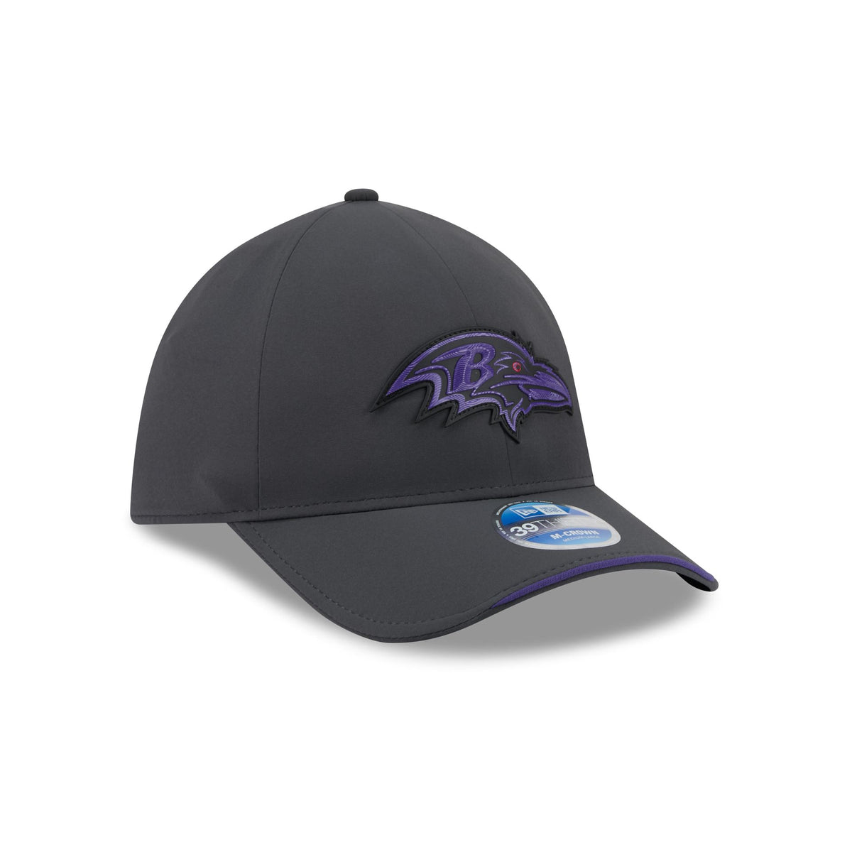 Baltimore Ravens 2026 Sideline Cold Weather 39THIRTY M-Crown Stretch Fit Hat