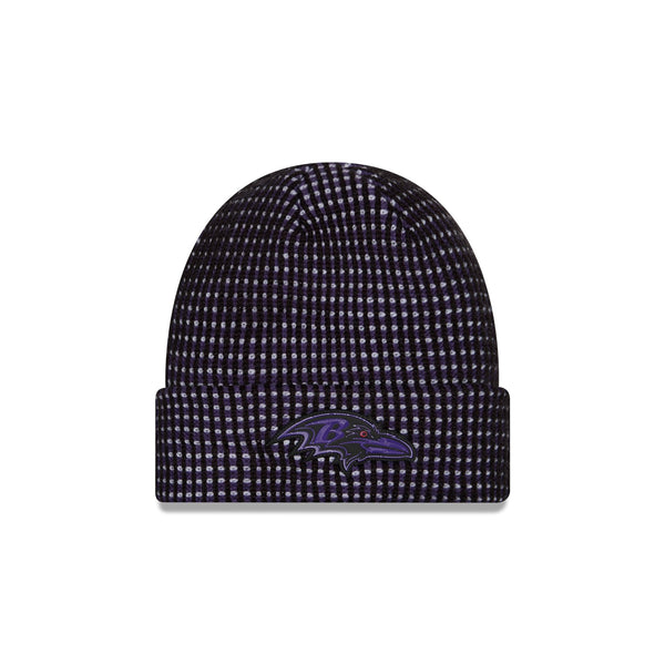 Baltimore Ravens 2026 Sideline Cold Weather Cuff Knit Hat – New