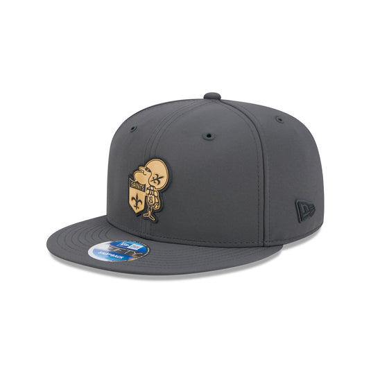 New Orleans Saints 2026 Sideline Cold Weather Historic 9FIFTY Snapback Hat