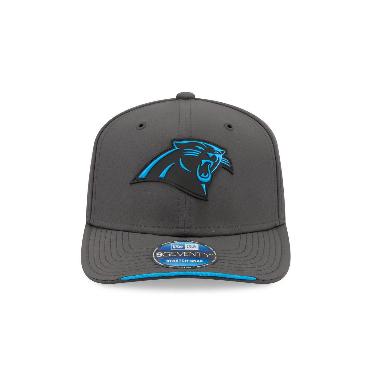 Carolina Panthers 2026 Sideline Cold Weather 9SEVENTY Stretch-Snap Hat