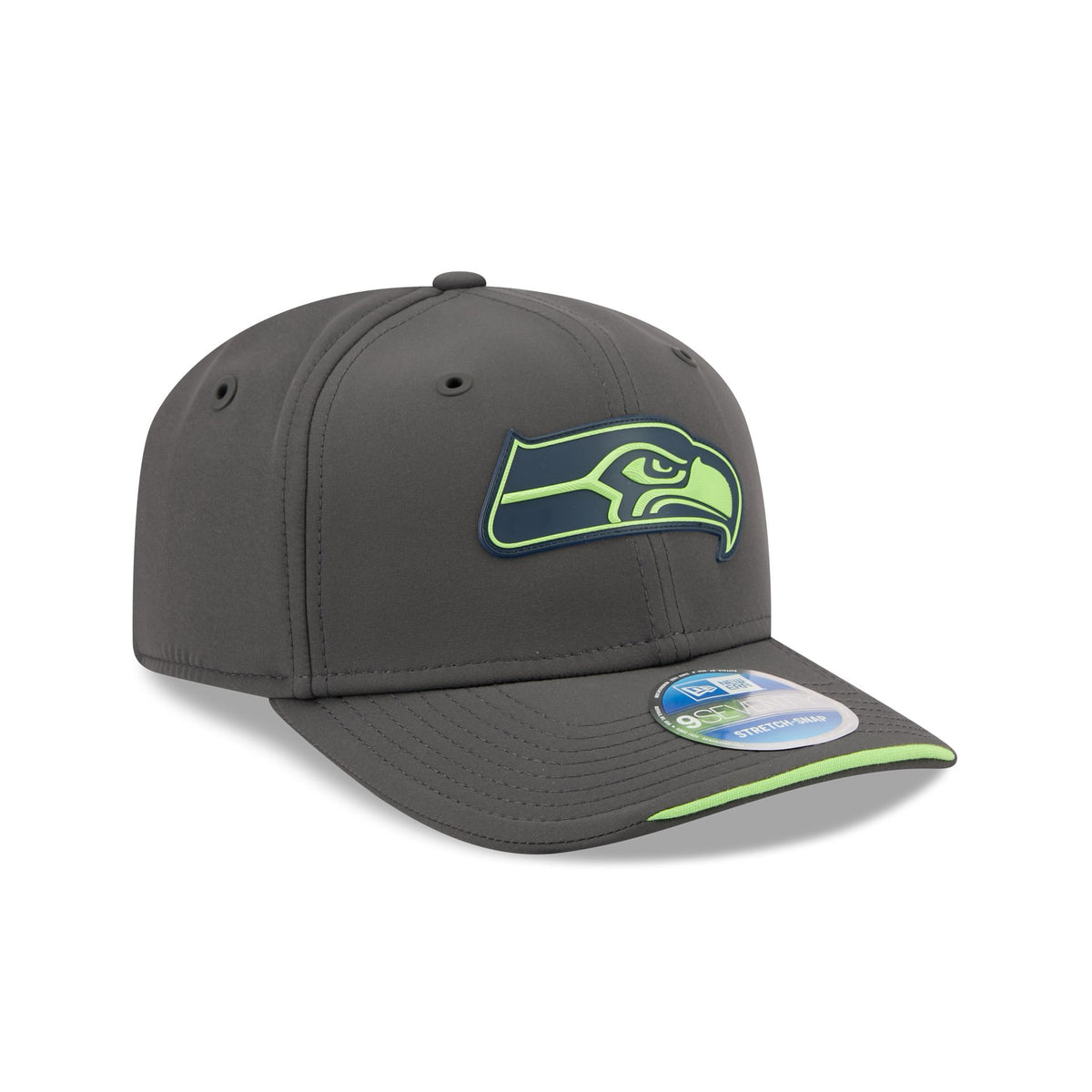 Seattle Seahawks 2026 Sideline Cold Weather 9SEVENTY Stretch-Snap Hat