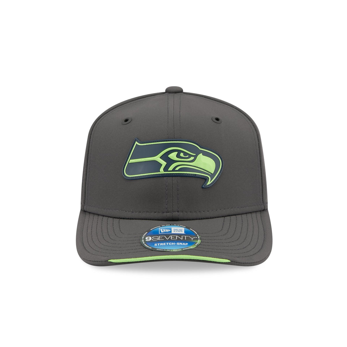 Seattle Seahawks 2026 Sideline Cold Weather 9SEVENTY Stretch-Snap Hat
