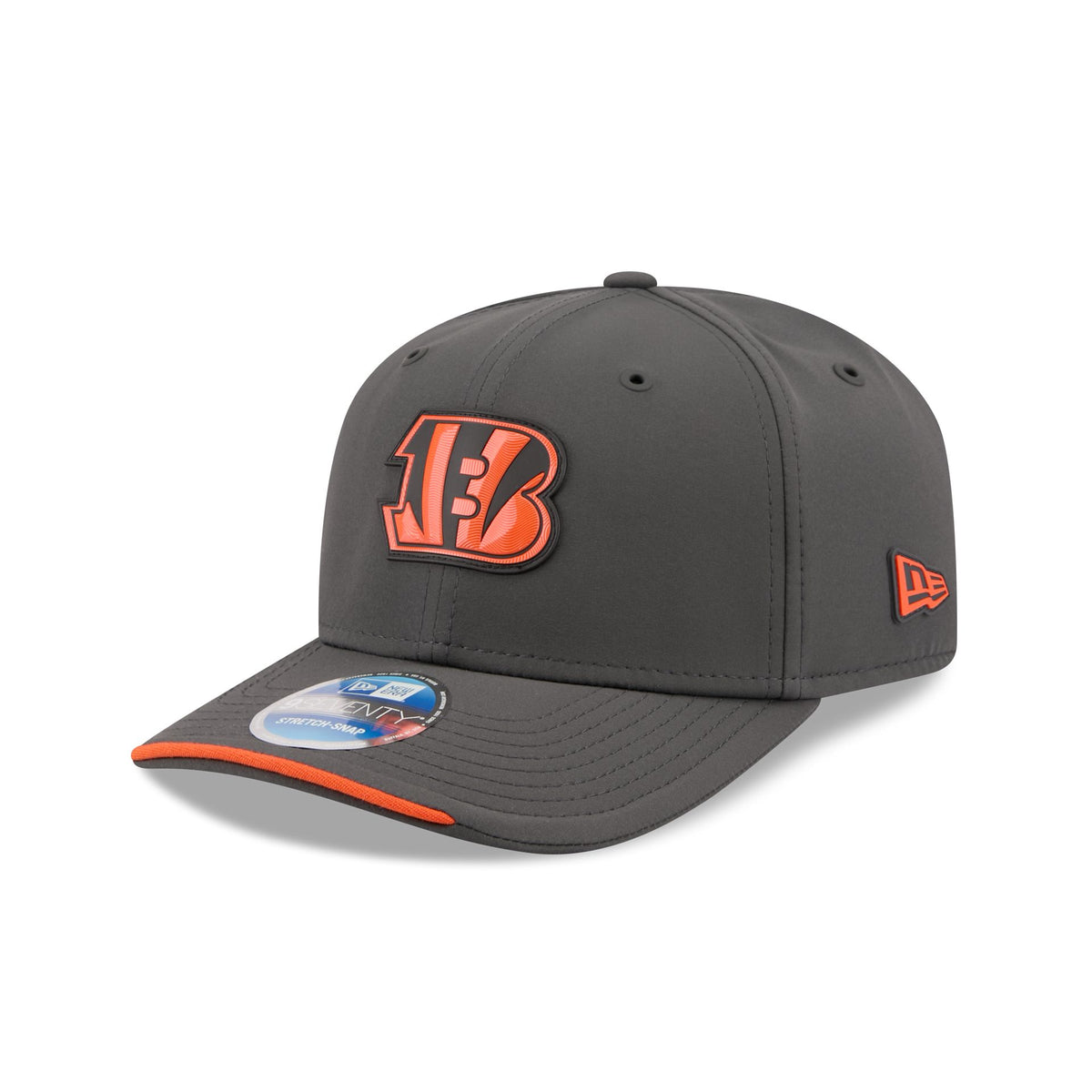 Cincinnati Bengals 2026 Sideline Cold Weather 9SEVENTY Stretch-Snap Hat