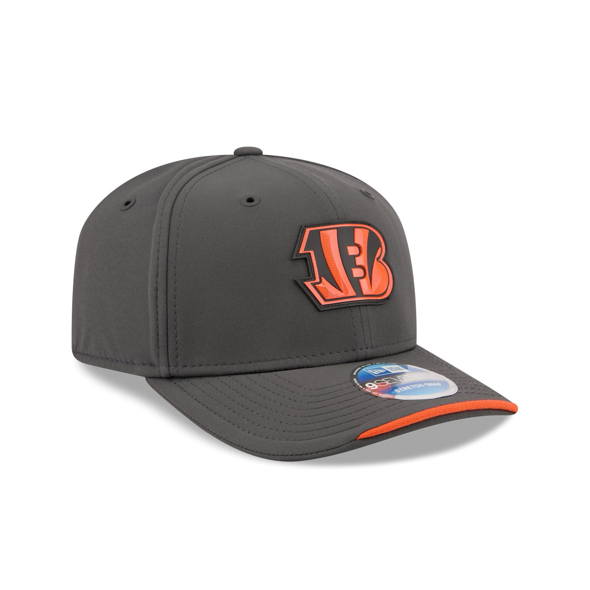 Cincinnati Bengals 2026 Sideline Cold Weather 9SEVENTY Stretch-Snap Hat