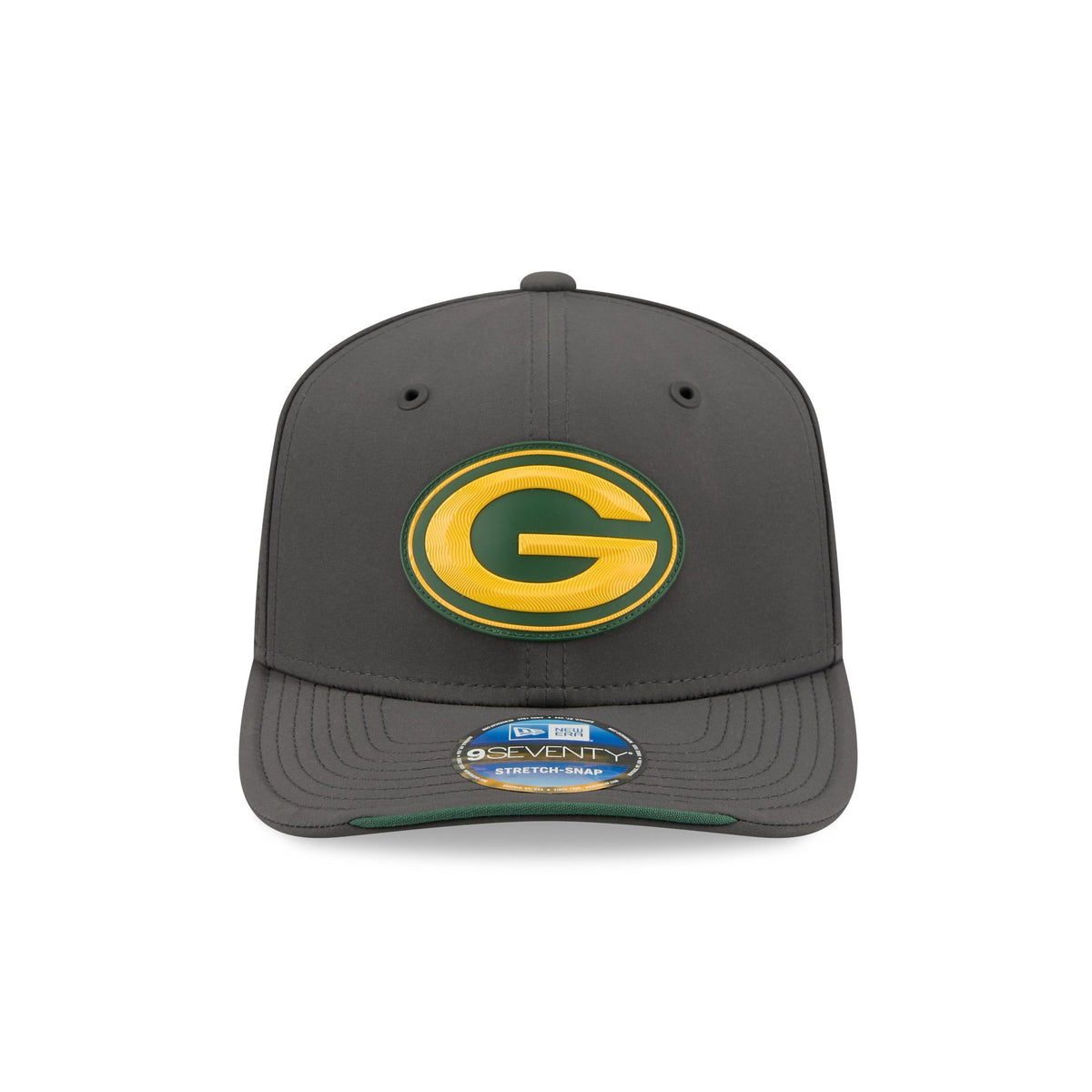 Green Bay Packers 2026 Sideline Cold Weather 9SEVENTY Stretch-Snap Hat
