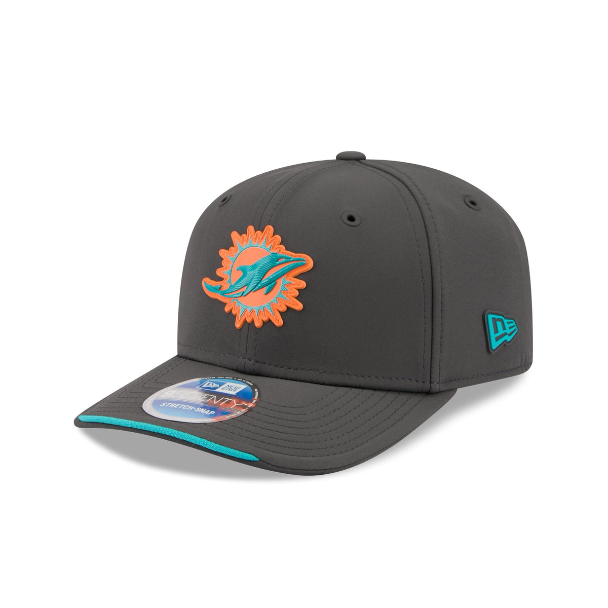 Miami Dolphins 2026 Sideline Cold Weather 9SEVENTY Stretch-Snap Hat