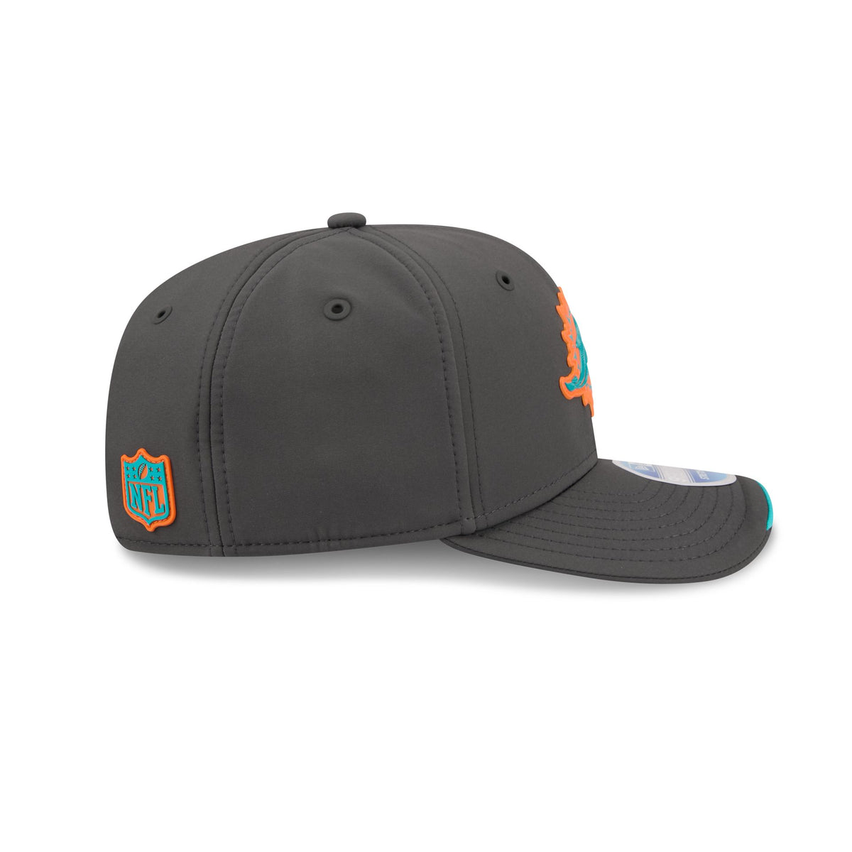 Miami Dolphins 2026 Sideline Cold Weather 9SEVENTY Stretch-Snap Hat