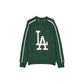 Los Angeles Dodgers Contrast Sleeve Cilantro Green Sweater