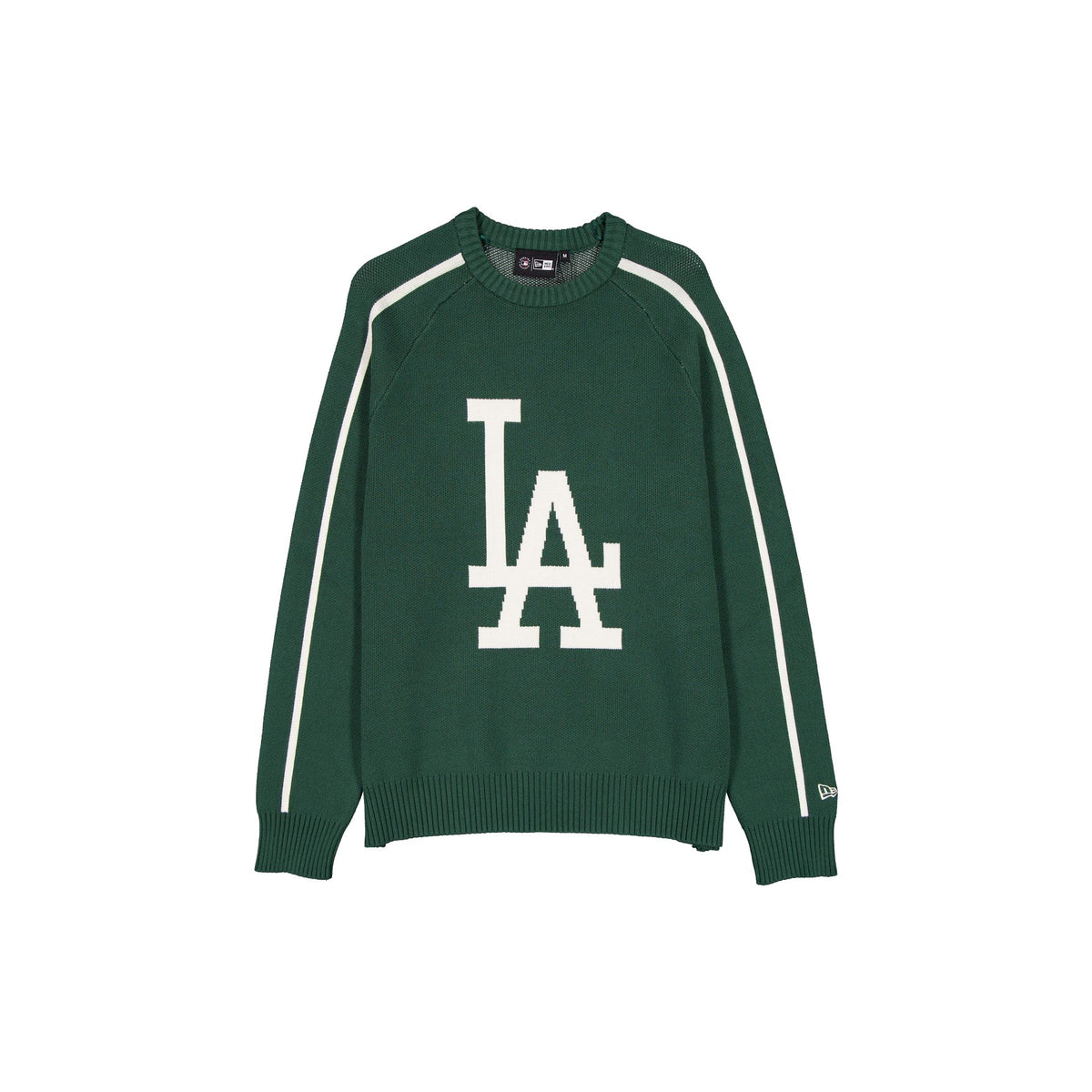 Los Angeles Dodgers Contrast Sleeve Cilantro Green Sweater