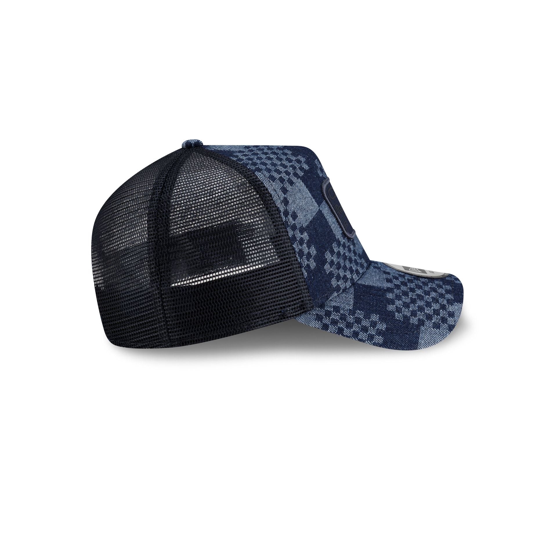 Oracle Red Bull Racing Patterned Navy Denim 9FORTY A-Frame Trucker Hat