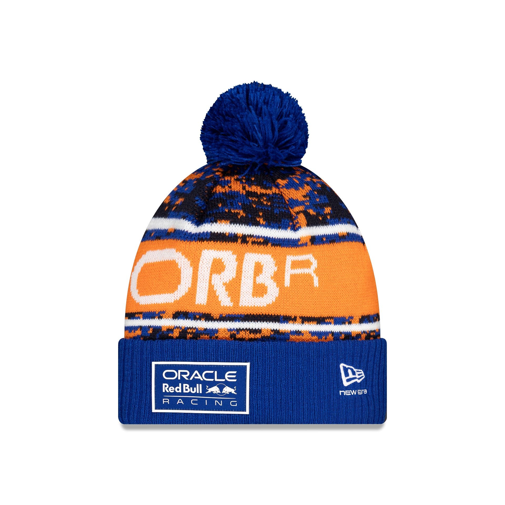 Oracle Red Bull Racing Digi Camo Sport Cuff Pom Knit Hat Knit