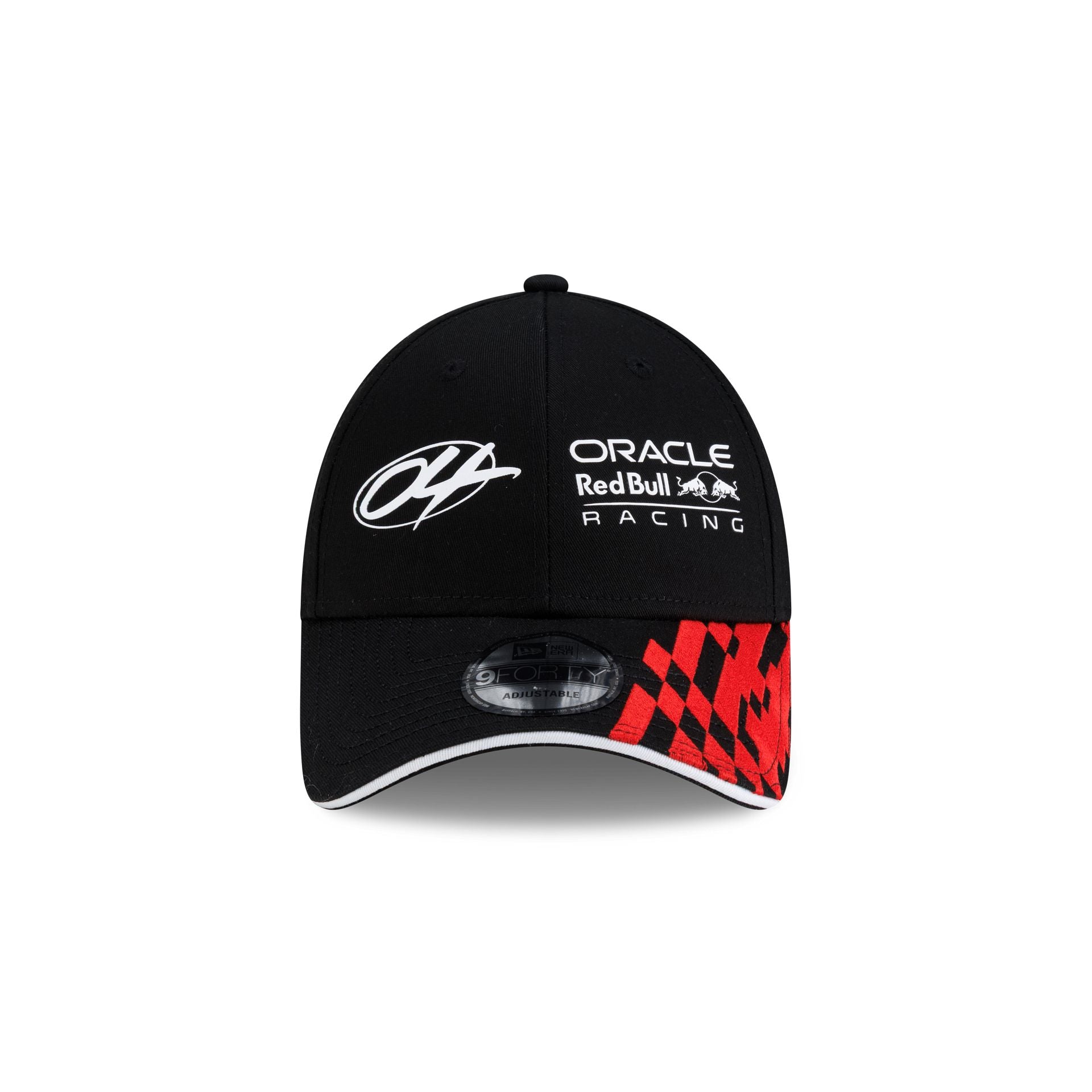 Oracle Red Bull Racing Checkerboard Black 9FORTY Snapback Hat