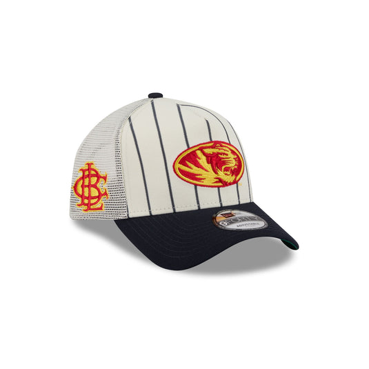Big League Chew® x Missouri Tigers Pinstripe 9FORTY A-Frame Trucker Hat - New Era Cap