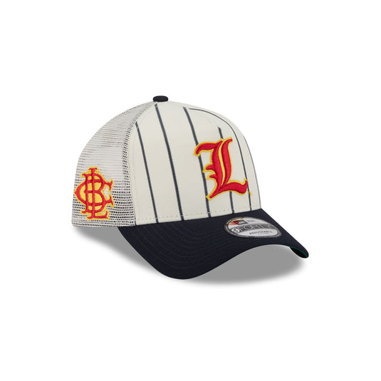 Big League Chew® x Louisville Cardinals Pinstripe 9FORTY A-Frame Trucker Hat - New Era Cap