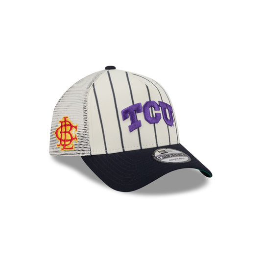 Big League Chew® x TCU Horned Frogs Pinstripe 9FORTY A-Frame Trucker Hat - New Era Cap