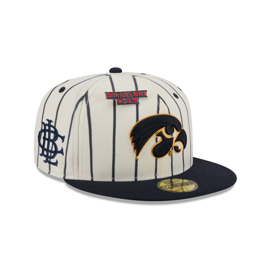 Big League Chew® x Iowa Hawkeyes Pinstripe 59FIFTY Fitted Hat - New Era Cap