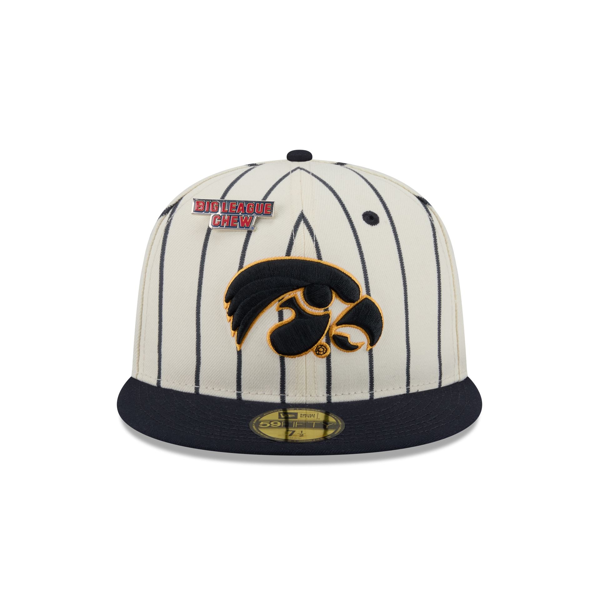 Big League Chew® x Iowa Hawkeyes Pinstripe 59FIFTY Fitted Hat
