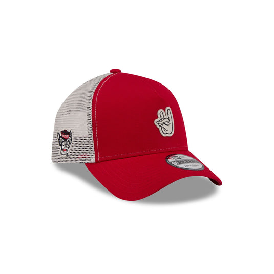 NC State Wolfpack Hand Signs 9FORTY A-Frame Trucker Hat - New Era Cap