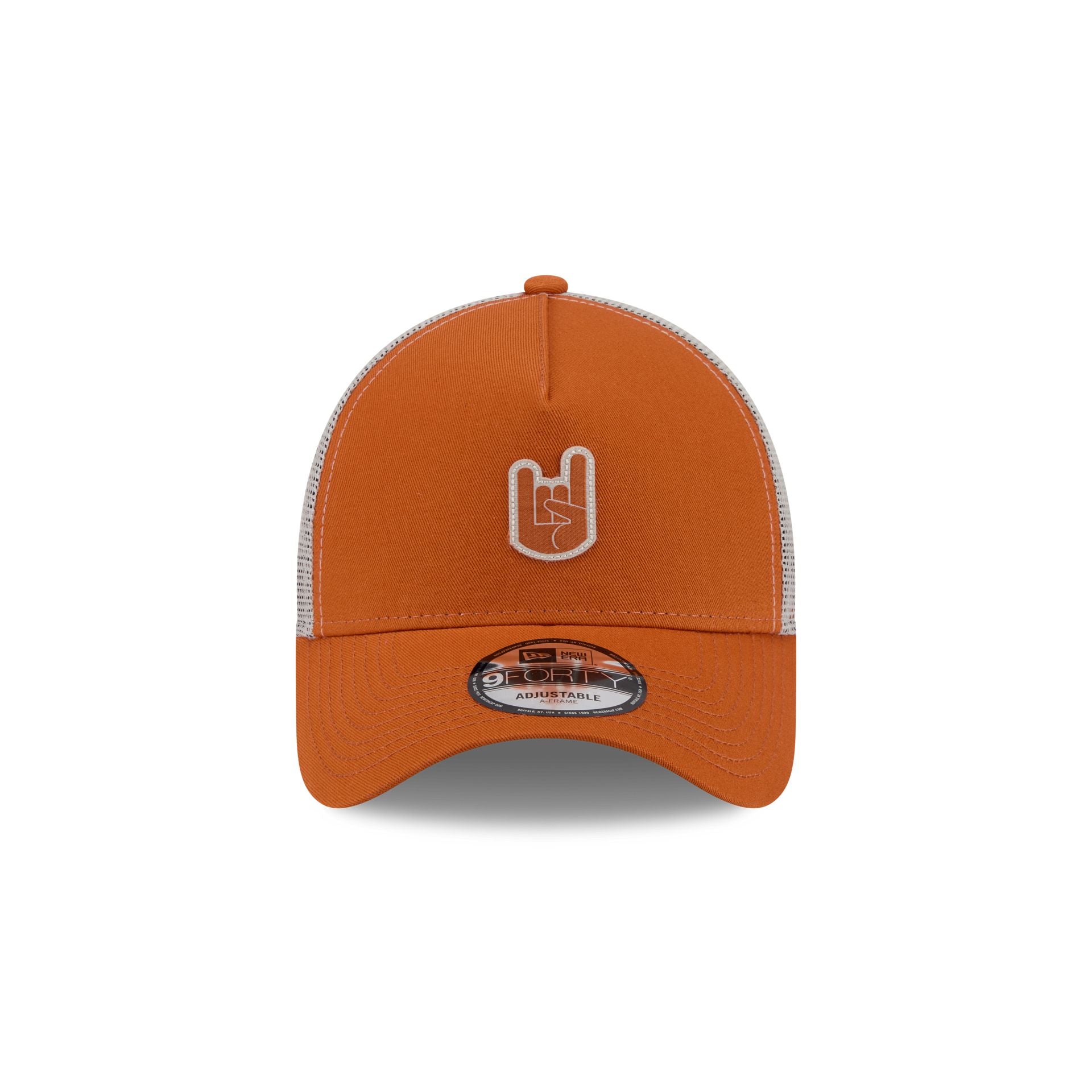 Texas Longhorns Hand Signs 9FORTY A-Frame Trucker Hat