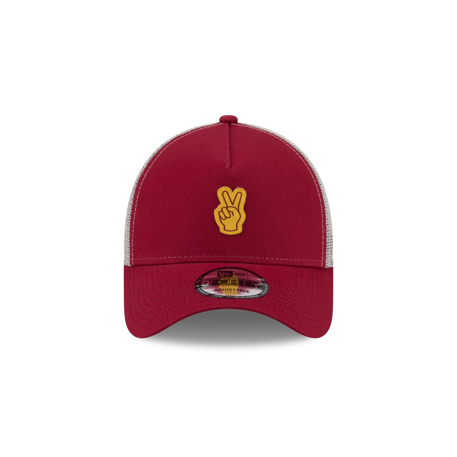USC Trojans Hand Signs 9FORTY A-Frame Trucker Hat