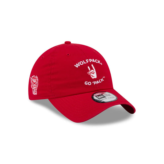 NC State Wolfpack Hand Signs Casual Classic Adjustable Hat - New Era Cap
