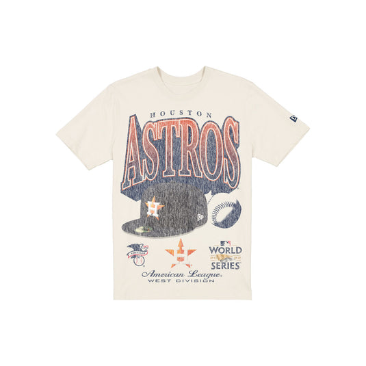 Houston Astros Sport Classics Distressed Print Chrome T-Shirt