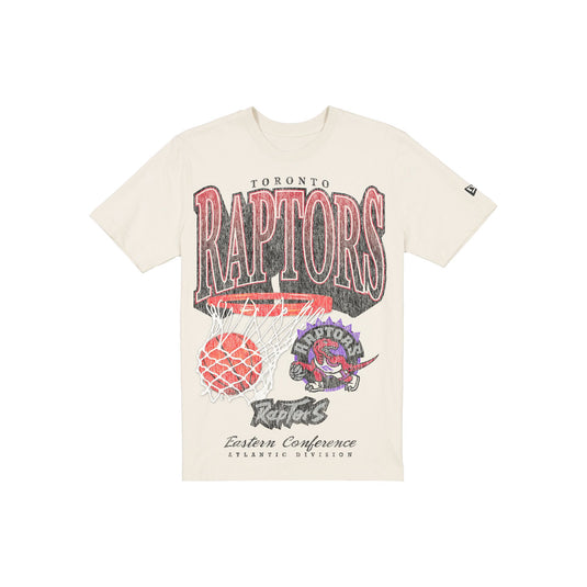 Toronto Raptors Sport Classics Distressed Print Chrome T-Shirt