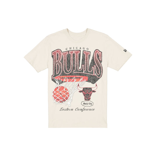 Chicago Bulls Sport Classics Distressed Print Chrome T-Shirt