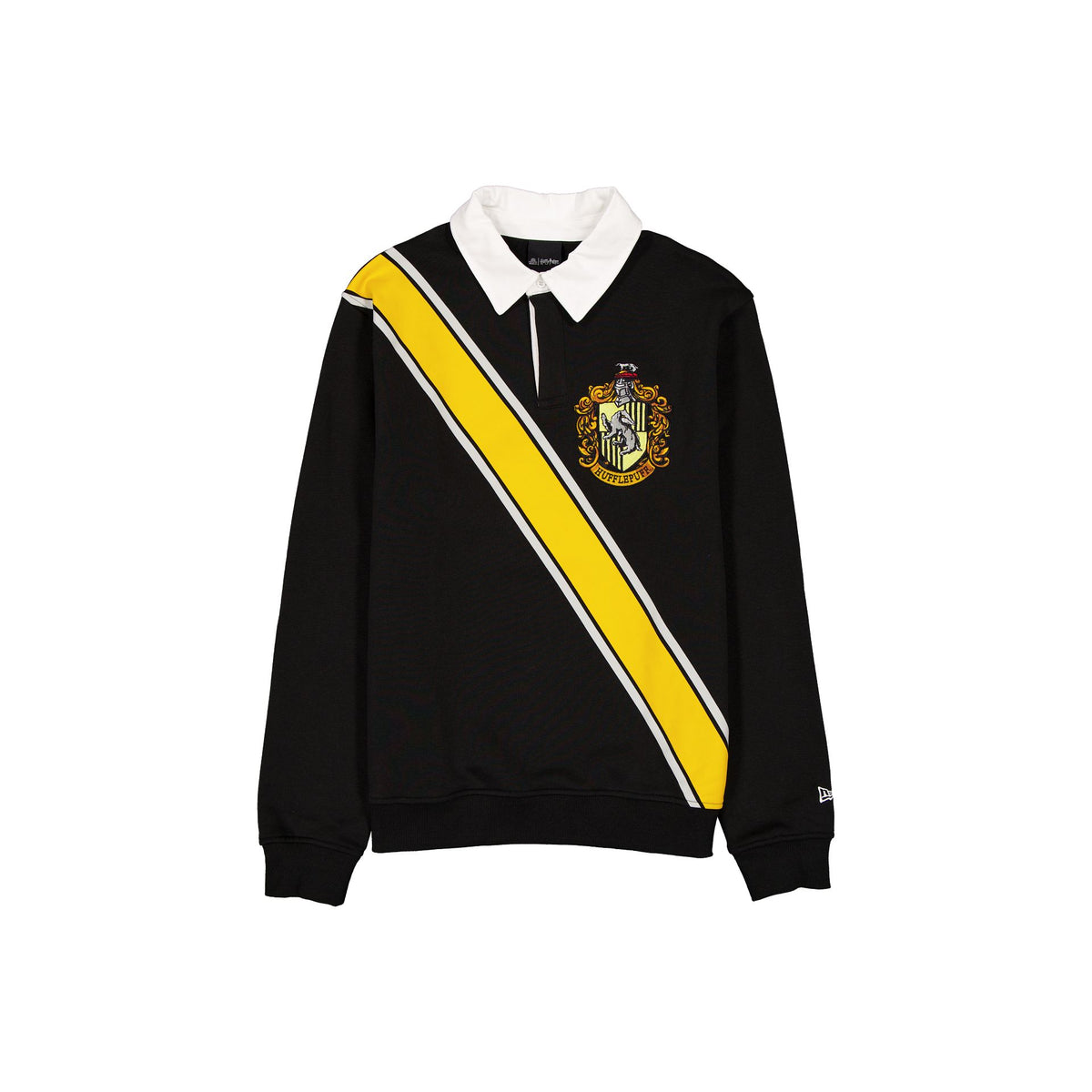 Harry Potter and the Sorcerer's Stone Hufflepuff Long Sleeve Rugby T-Shirt