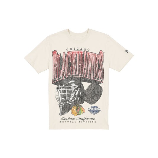 Chicago Blackhawks Sport Classics Distressed Print Chrome T-Shirt