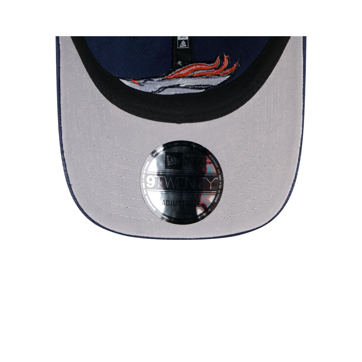 Denver Broncos Washed Cord 9TWENTY Adjustable Hat