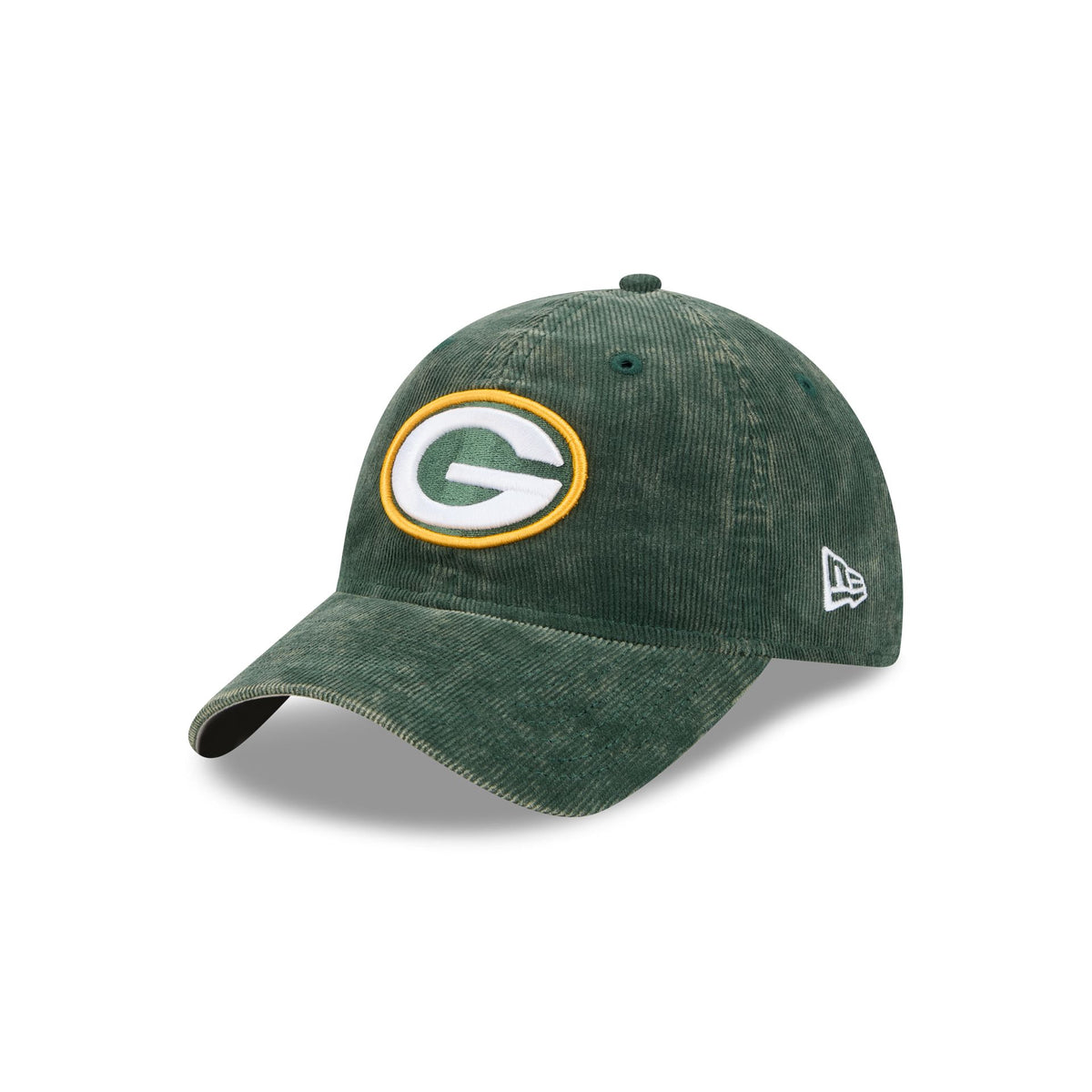 Green Bay Packers Washed Cord 9TWENTY Adjustable Hat