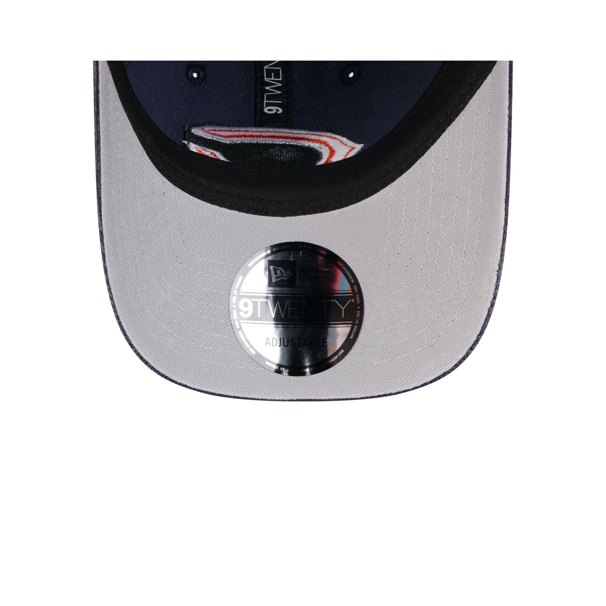 Chicago Bears Washed Cord 9TWENTY Adjustable Hat