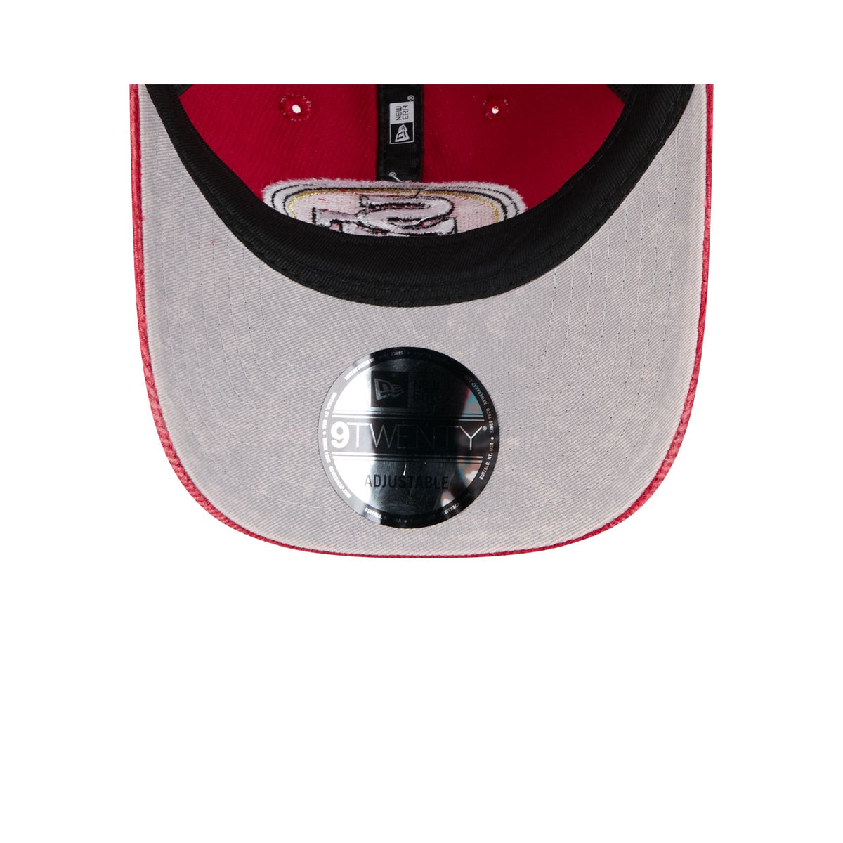 San Francisco 49ers Washed Cord 9TWENTY Adjustable Hat