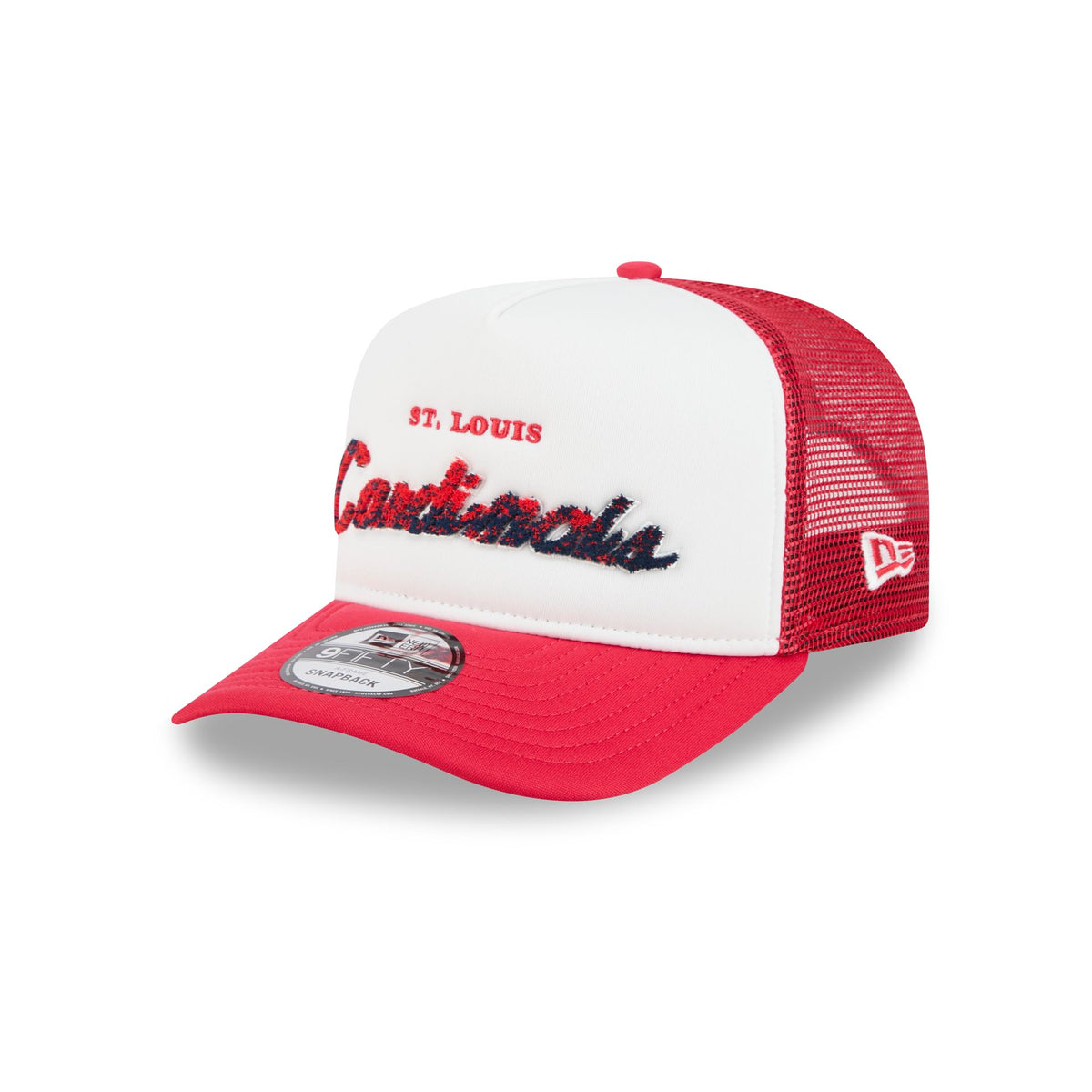 St. Louis Cardinals Fade Script 9FIFTY A-Frame Trucker Hat