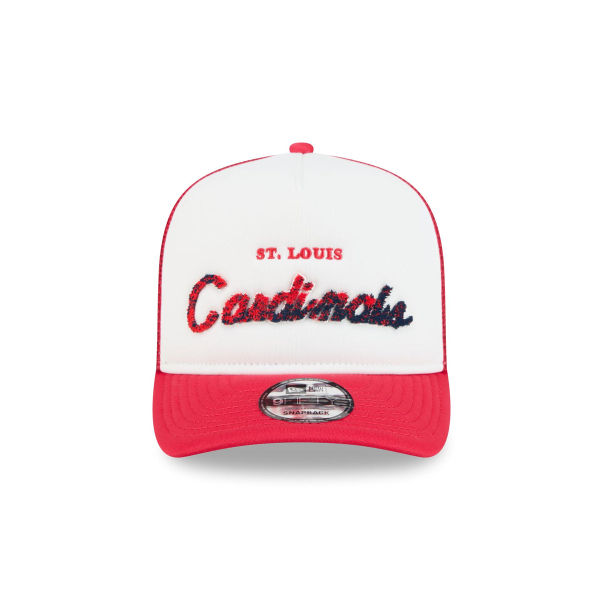 St. Louis Cardinals Fade Script 9FIFTY A-Frame Trucker Hat