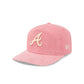Atlanta Braves Pink Washed Corduroy 19TWENTY Adjustable Hat