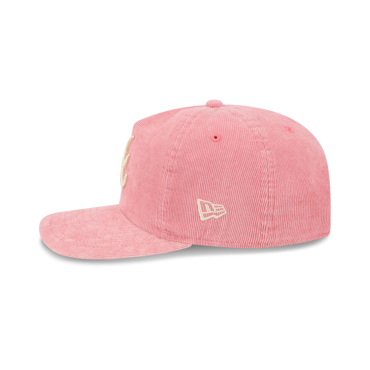 Atlanta Braves Pink Washed Corduroy 19TWENTY Adjustable Hat