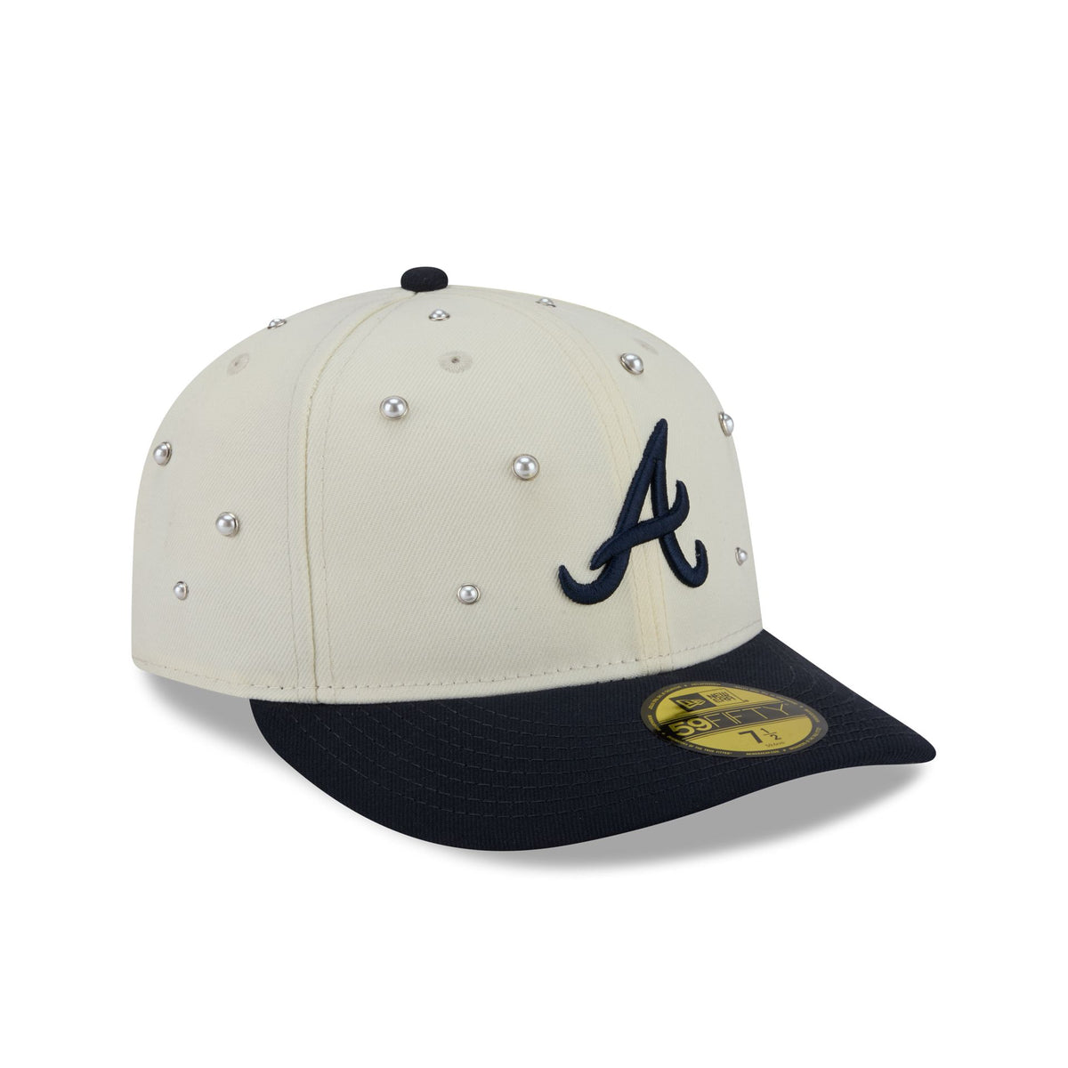 Atlanta Braves Chrome Pearl 59FIFTY Fitted Hat
