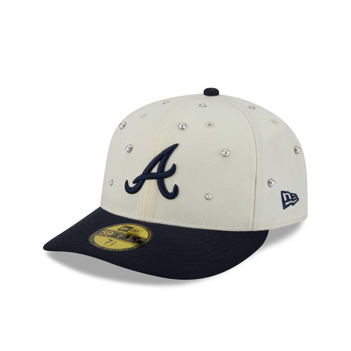 Atlanta Braves Chrome Pearl 59FIFTY Fitted Hat